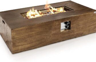 SereneLife SLCNX76 Outdoor Propane Fire Table Pit Review