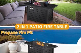 Xbeauty Fire Pit Propane Gas FirePit Table Review